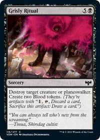 Magic: The Gathering - Innistrad: Crimson Vow - Grizly Ritual Common/118 Lightly Played