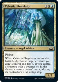 Magic: The Gathering Single - Streets of New Capenna - Celestial Regulator (Foil) - Common/174 Lightly Played