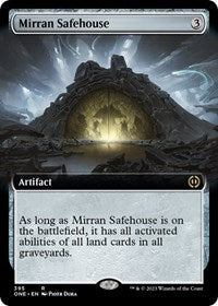 Magic: The Gathering Single - Phyrexia: All Will Be One - Mirran Safehouse (Extended Art) - FOIL Rare/395 Lightly Played