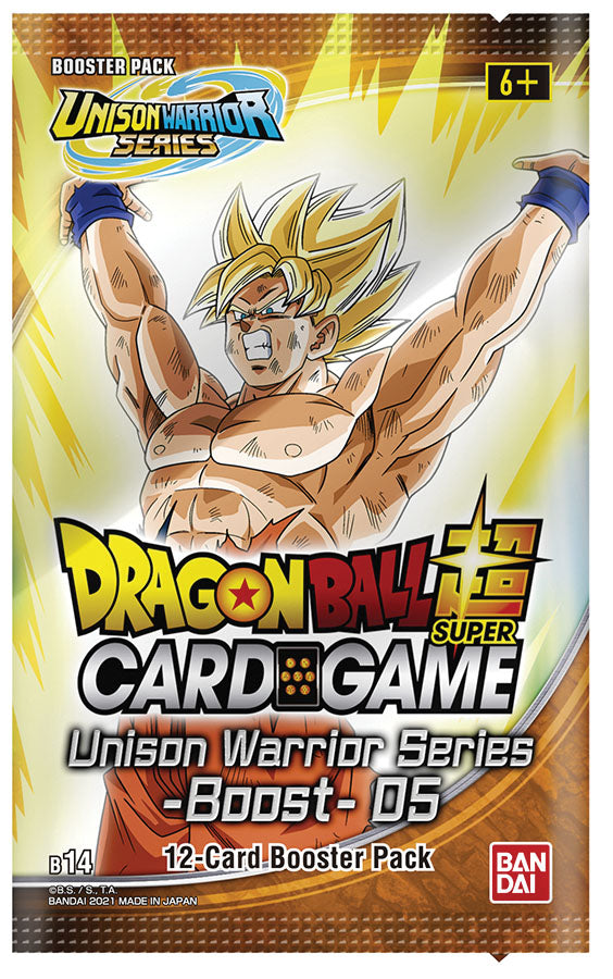 Dragon Ball Super TCG: Unison Warriors - Set 5 Cross Spirits Booster P Knucklebones Games & Hobby Dragon Ball Super TCG: Unison Warriors - Set 5 Cross Spirits Booster P Knucklebones Games & Hobby