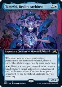Magic: The Gathering Single - Kamigawa: Neon Dynasty - Tameshi, Reality Architect (Extended Art) Rare/450 Lightly Played