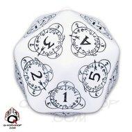 CG Level Counter D20 White/Black