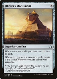 Magic: The Gathering - Amonkhet - Oketra's Monument Uncommon/233 Lightly Played