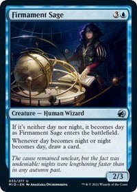 Magic: The Gathering Single - Innistrad: Midnight Hunt - Firmament Sage - Uncommon/053 Lightly Played