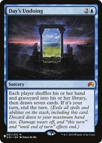 Magic: The Gathering Single - The List - Magic Origins - Day's Undoing Mythic/051 Lightly Played