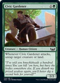 Magic: The Gathering Single - Streets of New Capenna - Civic Gardener - Common/140 Lightly Played