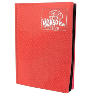 MONSTER BINDERS: 9-POCKET: HOLOFOIL RED