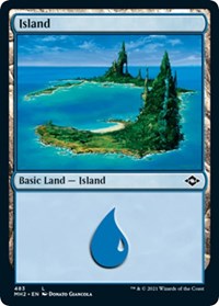 Magic: The Gathering - Modern Horizons 2 - Island (483) (Foil) - Land/483 Lightly Played