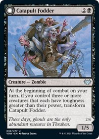 Magic: The Gathering Single - Innistrad: Crimson Vow - Catapult Fodder (Foil) - Uncommon/099 Lightly Played