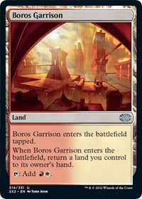 Magic: The Gathering Single - Double Masters 2022 - Boros Garrison - FOIL Rare/319 Lightly Played