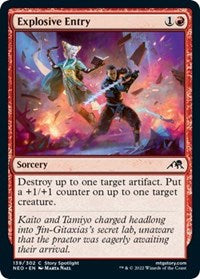 Magic: The Gathering Single - Kamigawa: Neon Dynasty - Explosive Entry Common/139 Lightly Played