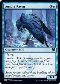 Magic: The Gathering Single - Kaldheim - Augury Raven - Common/044 Lightly Played