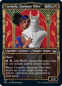 Magic: The Gathering Single - Streets of New Capenna - Cormela, Glamour Thief (Showcase) - Uncommon/301 Lightly Played