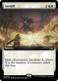Magic: The Gathering Single - March of The Machine - Sunfall (Extended Art) - Rare/0349 - Lightly Played