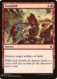 Magic: The Gathering Single - The List - Ixalan - Demolish - Common/139 Lightly Played