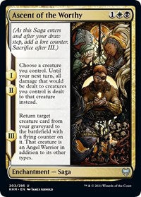 Magic: The Gathering Single - Kaldheim - Ascent of the Worthy - Uncommon/202 Lightly Played