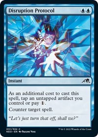 Magic: The Gathering Single - Kamigawa: Neon Dynasty - Disruption Protocol Common/051 Lightly Played