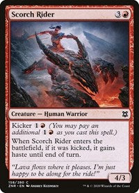 Magic: The Gathering Single - Zendikar Rising - Scorch Rider Common/158 Lightly Played