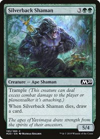 Magic: The Gathering - Core Set 2020 - Silverback Shaman Common/195 Lightly Played