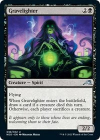 Magic: The Gathering Single - Kamigawa: Neon Dynasty - Gravelighter FOIL Common/098 Lightly Played