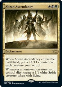 Magic: The Gathering Single - Double Masters 2022 - Abzan Ascendancy - FOIL Rare/165 Lightly Played