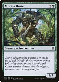 Magic: The Gathering Single - Zendikar Rising - Murasa Brute - Common/195 Lightly Played