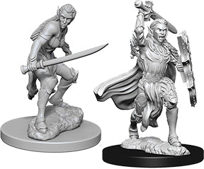 Dungeons & Dragons Nolzur`s Marvelous Unpainted Miniatures: W6 Female Elf Fighter