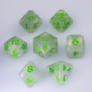 7 Piece RPG Set - Ectoplasm - Ever Adventuress x Die Hard Dice