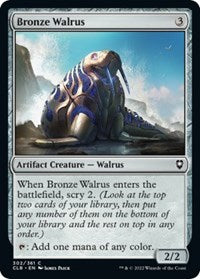 Magic: The Gathering Single - Commander Legends: Battle for Baldur's Gate - Bronze Walrus - Common/302 Lightly Played