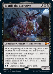 Magic: The Gathering - Innistrad: Crimson Vow - Toxrill, the Corrosive Mythic/132 Lightly Played