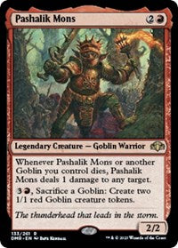 Magic: The Gathering Single - Dominaria Remastered - Pashalik Mons (Foil) - Rare/133 Lightly Played