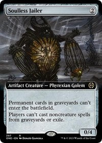 Magic: The Gathering Single - Phyrexia: All Will Be One - Soulless Jailer (Extended Art) - Rare/379 Lightly Played