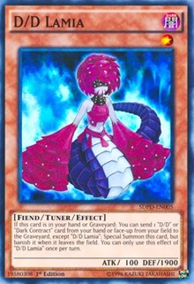 Yu-Gi-Oh! YuGiOh Single - Structure Deck: Pendulum Domination - D/D Lamia - Super Rare/SDPD-EN005 Lightly Played