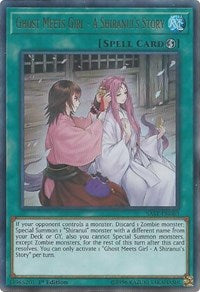 Yu-Gi-Oh! YuGiOh Single - Savage Strike - Ghost Meets Girl - A Shiranui's Story - Ultra Rare/SAST-EN063 Lightly Played