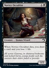 Magic: The Gathering Single - Innistrad: Midnight Hunt - Novice Occultist - Common/117 Lightly Played