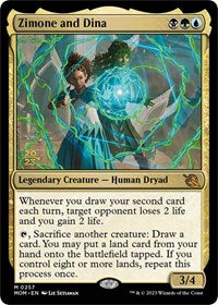Magic: The Gathering Single - March of The Machine - Zimone and Dina - PRE-RELEASE Rare/0257 - Lightly Played