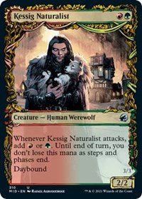 Magic: The Gathering Single - Innistrad: Midnight Hunt - Kessig Naturalist (Showcase) - Uncommon/310 Lightly Played