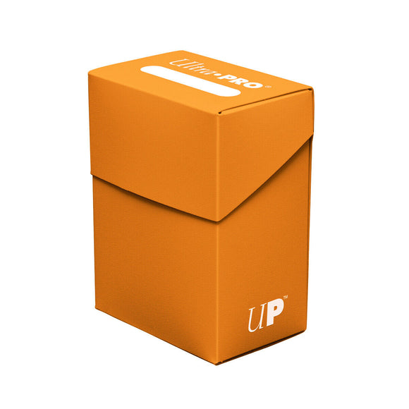 Deck Box: Solid Pumpkin Orange