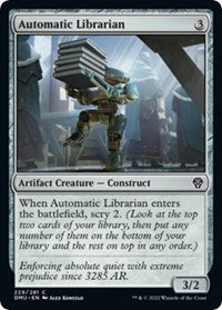 Magic: The Gathering Single - Dominaria United - Automatic Librarian - Common/229 Lightly Played