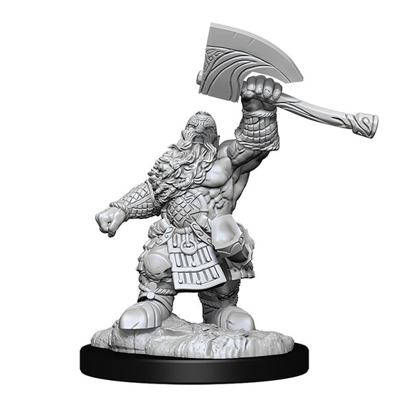 Dungeons & Dragons MTG Miniatures: W14 Dwarf Fighter & Dwarf Cleric