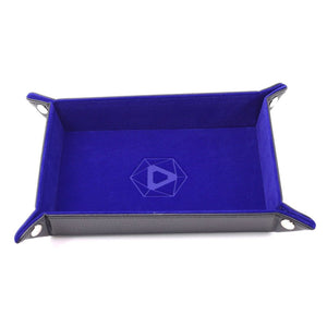 Table Armor Folding Dice Tray (Rectangle) w/ Blue Velvet