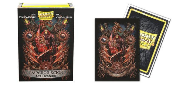 Dragon Shields: (100) Brushed Art - Emperor Scion Coat-of-Arms (Standard Sleeves)