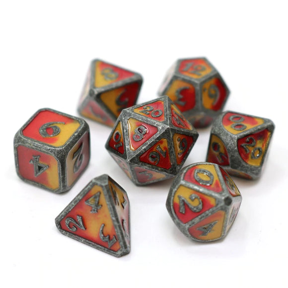 7 Piece RPG Set - Mythica Spellbinder Brimstone