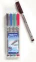 Staedtler Lumocolor Non-Permanent Mat Marker Set (4)