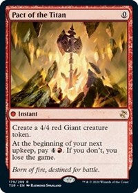 Magic: The Gathering - Time Spiral: Remastered - Pact of the Titan Rare/179 Lightly Played