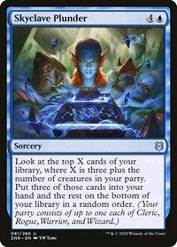 Magic: The Gathering Single - Zendikar Rising - Skyclave Plunder Uncommon/081 Lightly Played