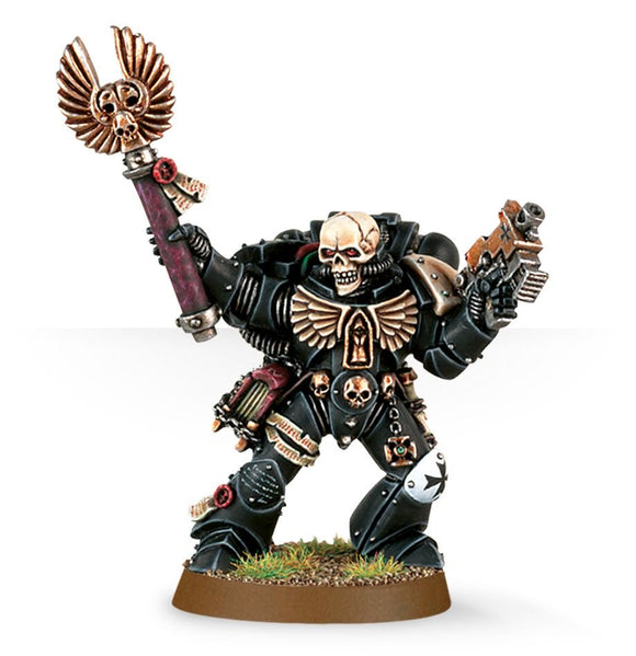 Warhammer 40k: Space Marines Chaplain with Skull Helmet