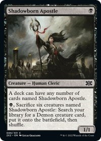 Magic: The Gathering Single - Double Masters 2022 - Shadowborn Apostle - FOIL Common/089 Lightly Played