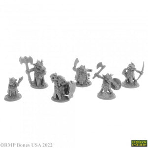 Bones USA Dungeon Dwellers - RATPELT KOBOLD LEADERS(6) (77653) 07053