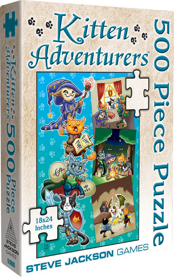 Kitten Adventurers: 500 Piece Puzzle